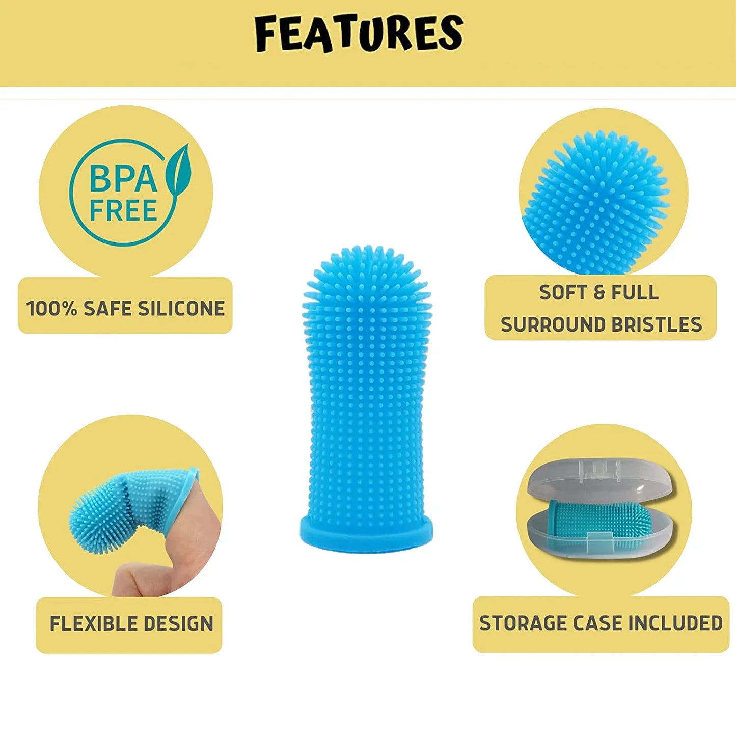 Silicone Finger Toothbrush