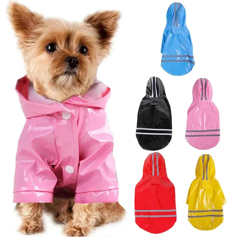 Reflective PU Raincoat