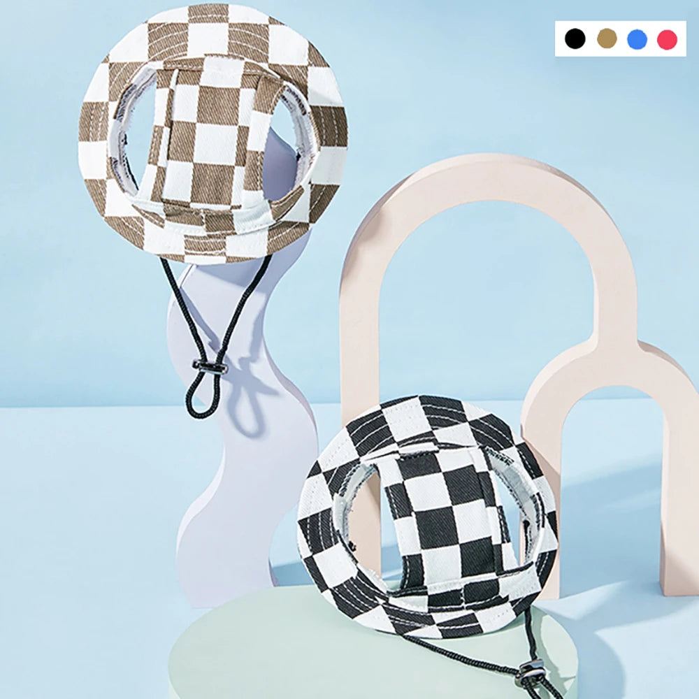 Checkered Bucket Hat