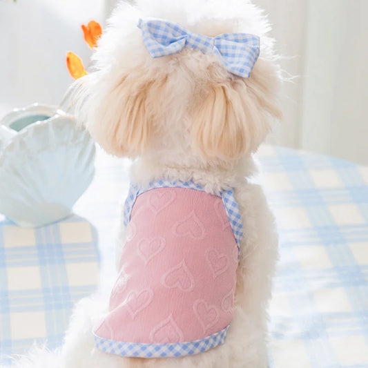 Lightweight Pastel Heart Vest