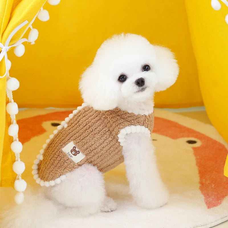 Thick Corduroy Fleece Vest