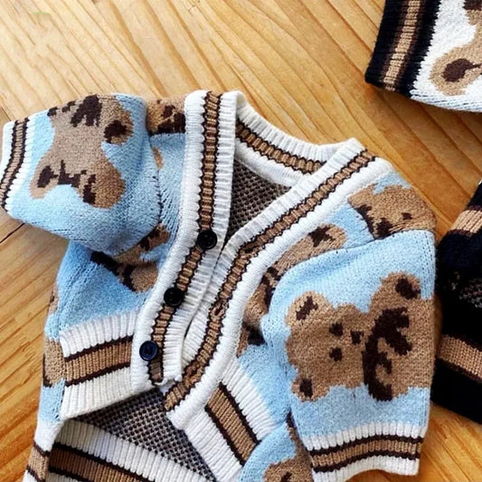 Teddy Bear Knit Cardigan