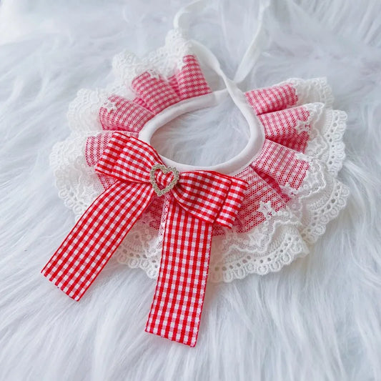 Lace Bib with Bow