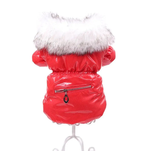 PU Leather Coat with Zip Pocket