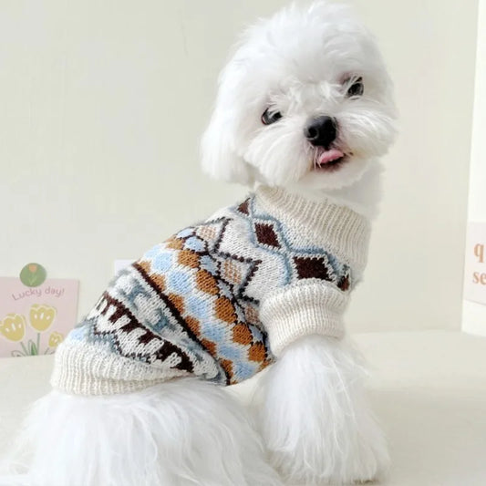 Patterned Sweater Vest