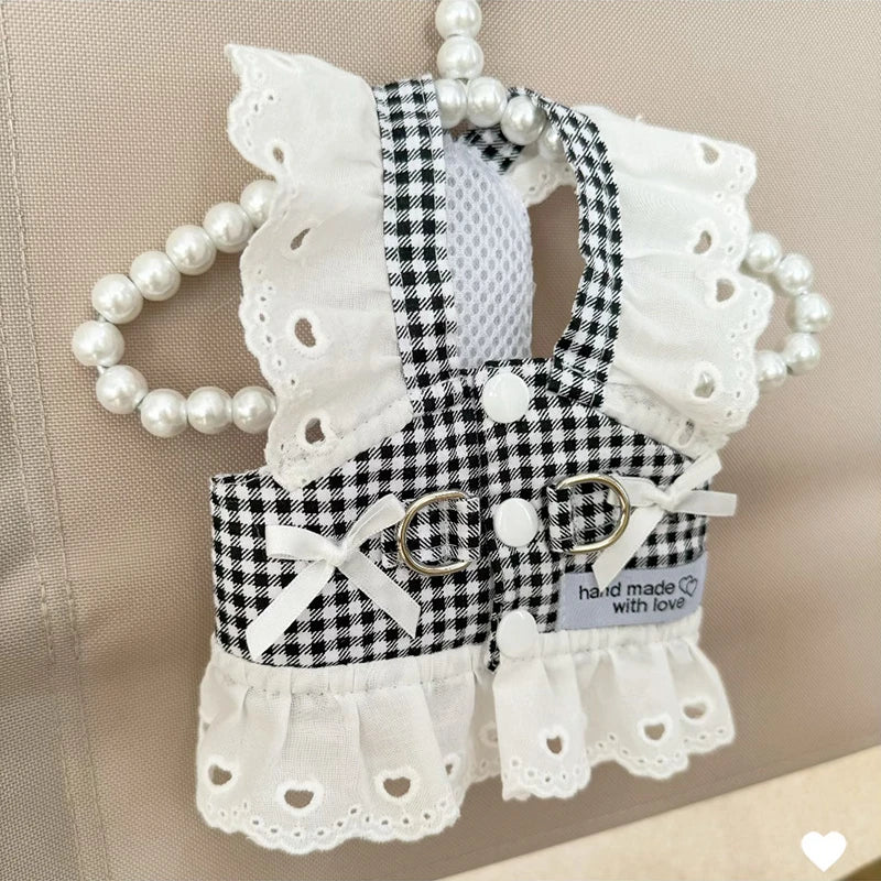 Gingham Lace Dress