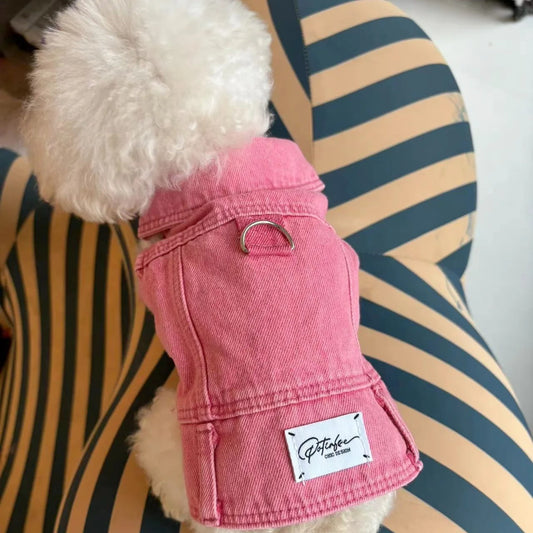 Coloured Denim Vest